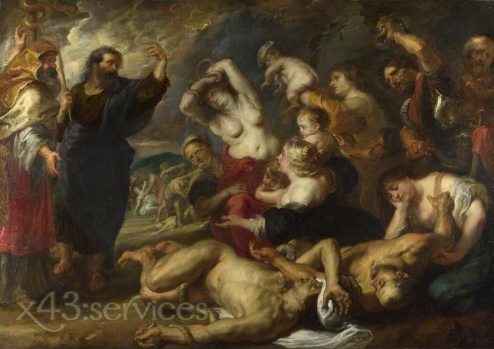 Peter Paul Rubens - Die eherne Schlange - The Brazen Serpent
